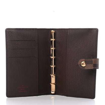 Louis Vuitton Damier Ebene Small Ring Agenda Cover 4 of 6