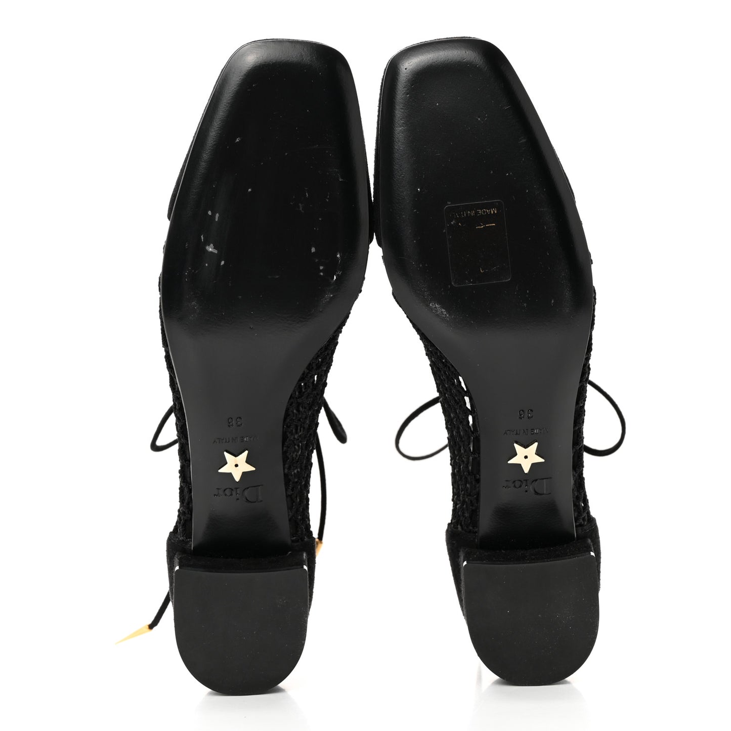 Suede Laminated Resille Naughtily-D 30mm Ankle Boots 36 Black Gold