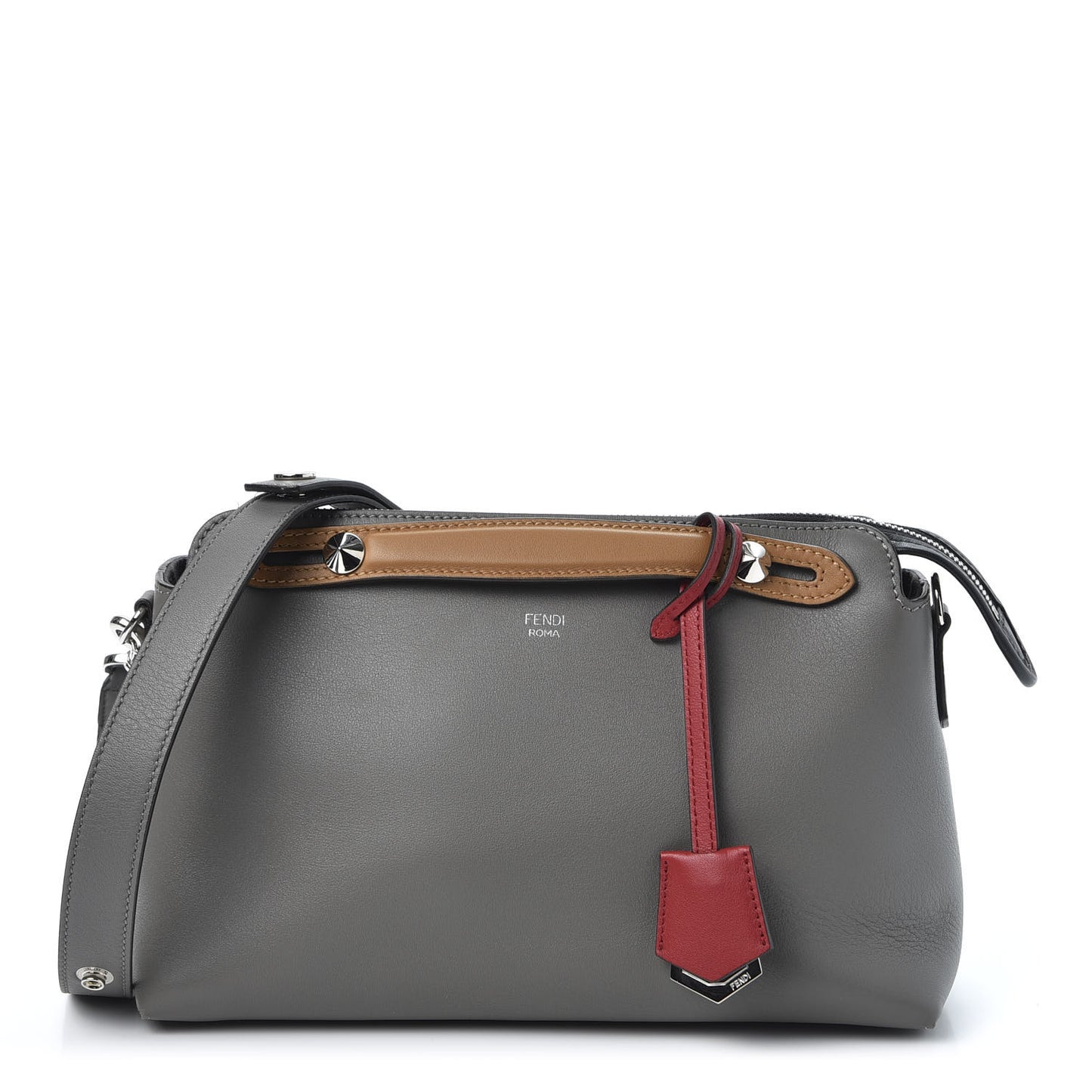 Vitello Dolce 4 Color Medium By The Way Boston Bag Argilla Fragola Multicolor