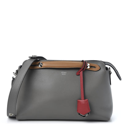 Fendi Vitello Dolce 4 Color Medium By The Way Boston Bag Argilla Fragola Multicolor 1 of 9