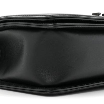 Chanel Calfskin Quilted Medium Boy Flap So Black 10 of 12