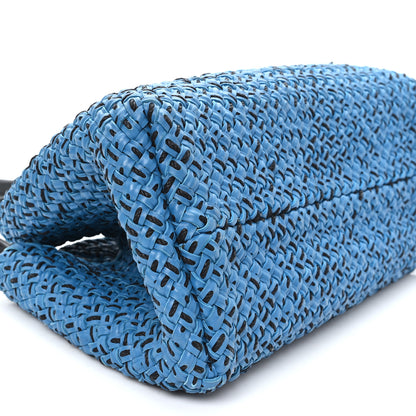 Bottega Veneta Nappa Intrecciato Large Cabat Blue Black 10 of 12
