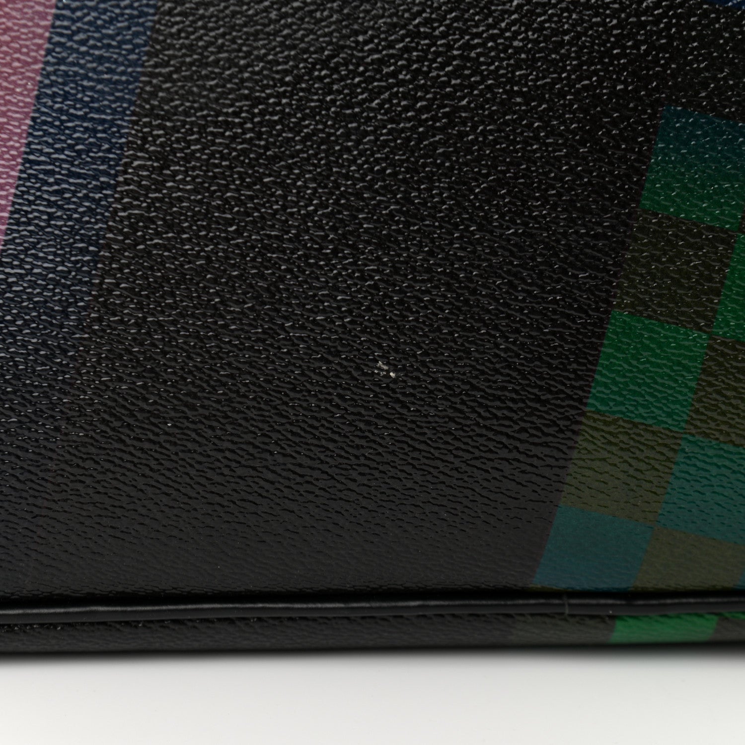 Louis Vuitton Damier Race Neverfull MM Noir Rouge 18 of 18