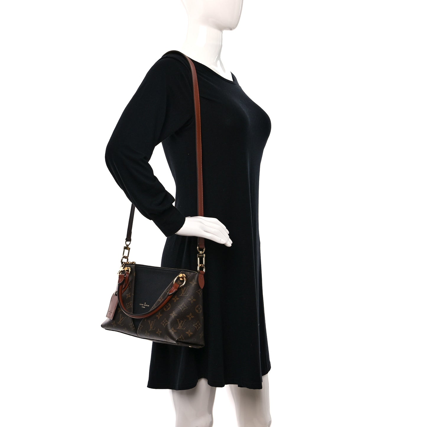 Monogram V Tote BB Black