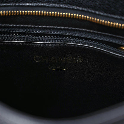 Chanel Caviar Quilted Medallion Tote Black 6 of 11