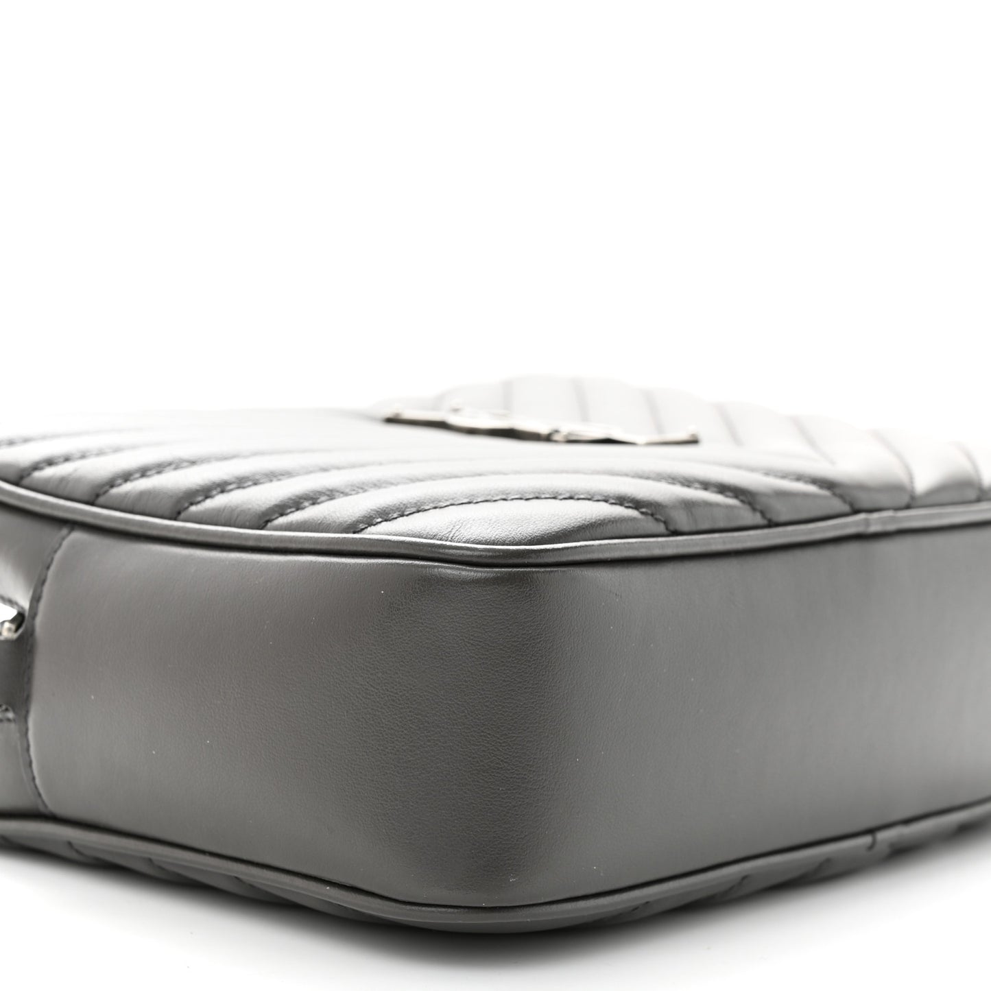 Calfskin Matelasse Monogram Lou Camera Bag Asphalt