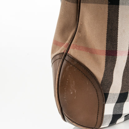 Burberry House Check Brooke Hobo Brown 6 of 8