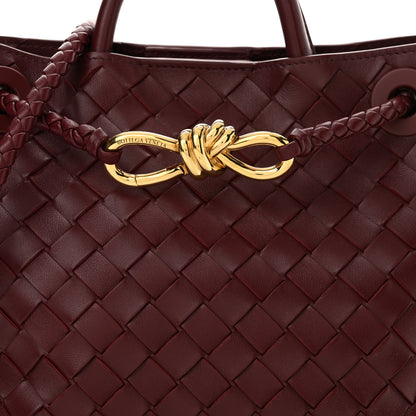 Bottega Veneta Nappa Intrecciato Small Andiamo Shoulder Bag Barolo 7 of 9