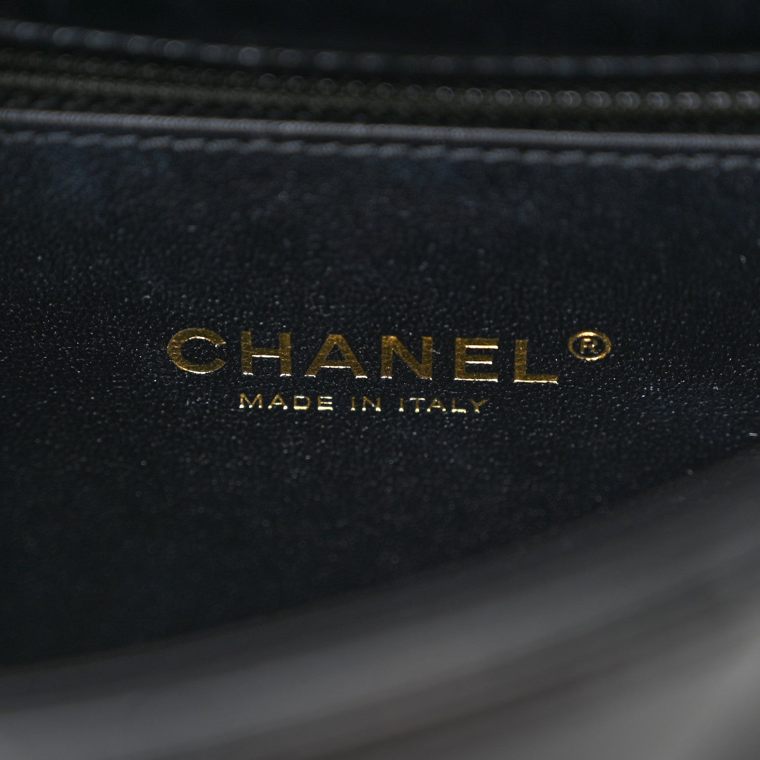 Chanel Shiny Lambskin Quilted Twisted Links Top Handle Flap Black 6 of 10