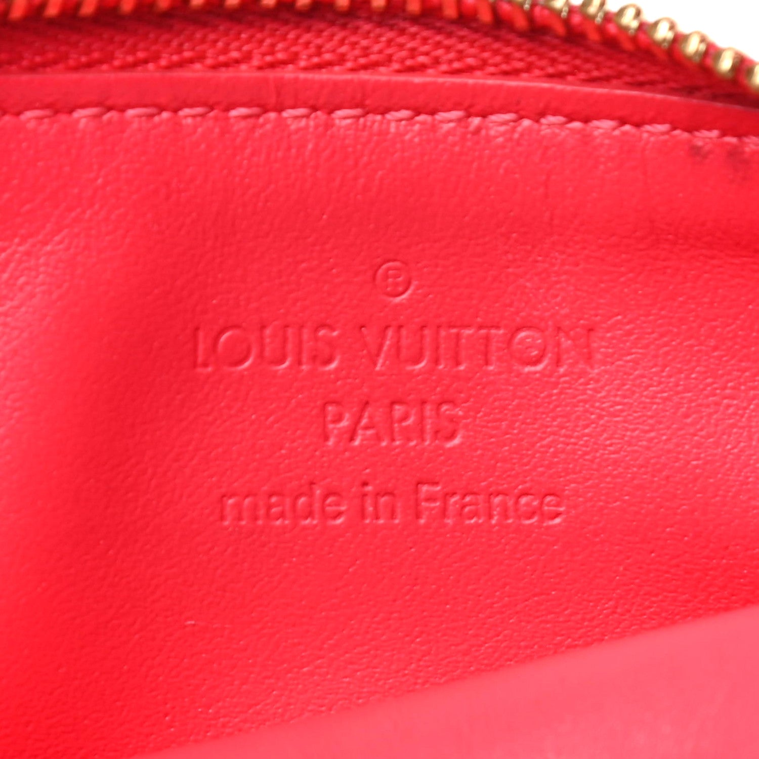 Louis Vuitton Vernis Key Pouch Poppy 6 of 6