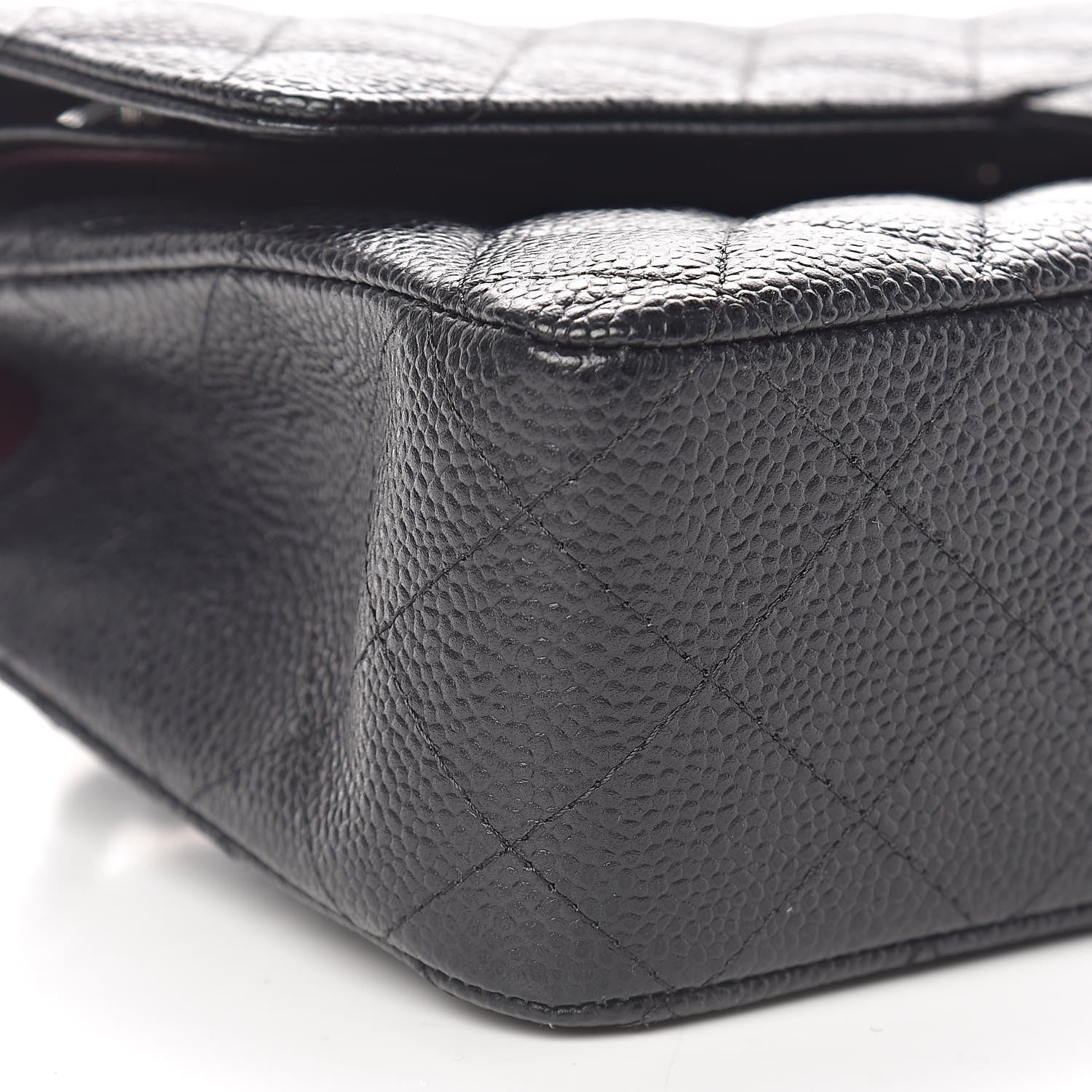 Chanel Caviar Quilted Medium Double Flap Black 9 of 11