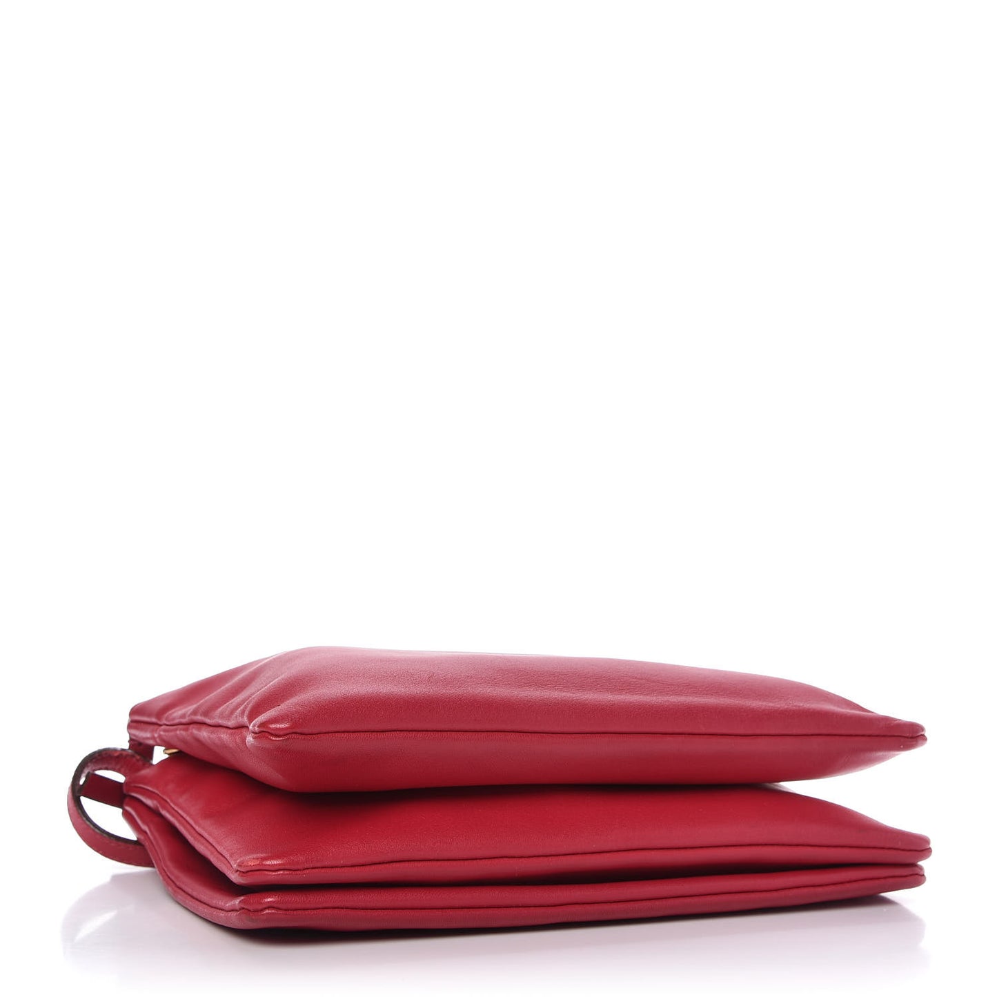 Lambskin Large Trio Crossbody Bag Fuchsia