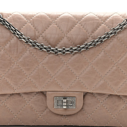Chanel Aged Calfskin Quilted 2.55 Reissue 226 Flap Taupe 7 of 10