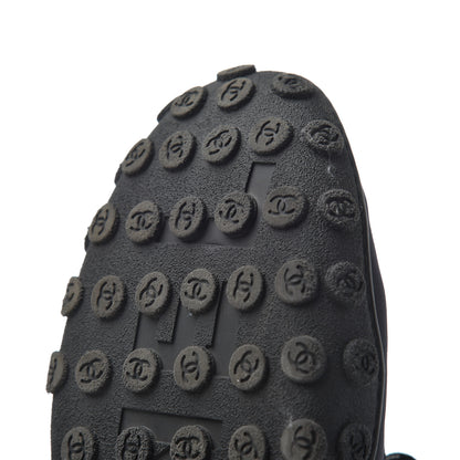 Chanel Calfskin Mesh Lycra Sneakers 39 Black 16 of 22