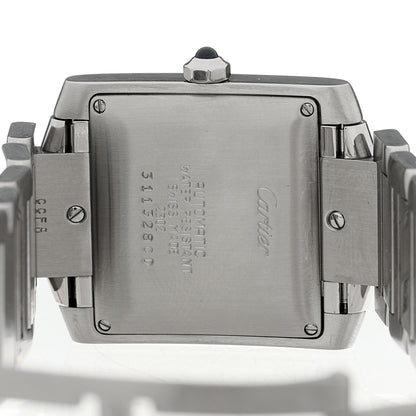 Cartier Stainless Steel 28mm Tank Francaise Automatic Watch 4 of 4
