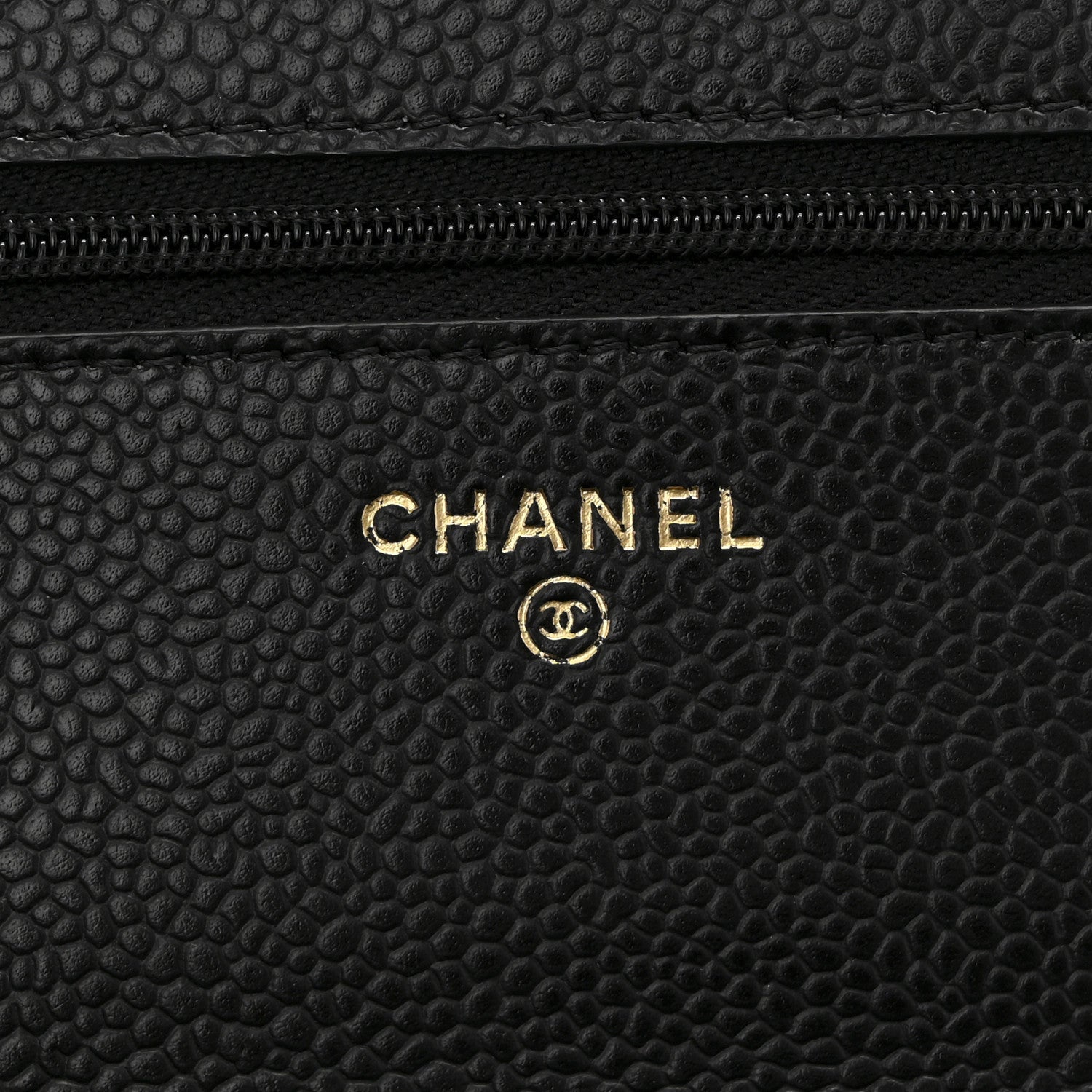 Chanel Caviar Quilted Wallet on Chain WOC Black 6 of 12