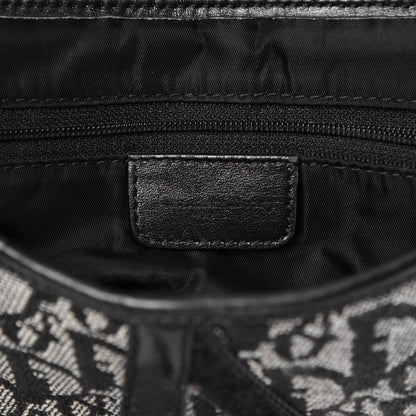 Christian Dior Monogram Double Saddle Bag Black 6 of 10