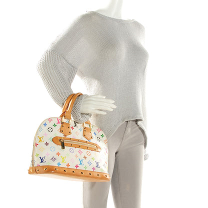 Louis Vuitton Monogram Multicolor Alma White 2 of 12