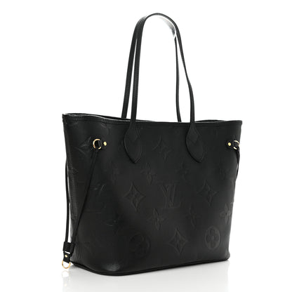 Louis Vuitton Empreinte Monogram Giant Neverfull MM Black 4 of 10