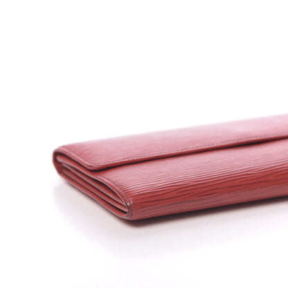 Louis Vuitton Epi Sarah Wallet Castillan Red 7 of 14