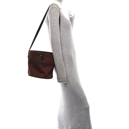 Hermes Natural Barenia Toile Sac De Pansage Grooming Bag 2 of 10