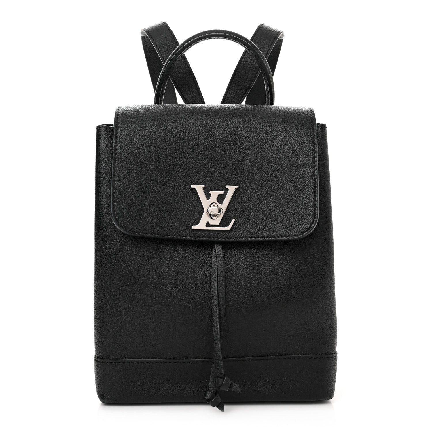 Louis Vuitton Calfskin Lockme Backpack Black 1 of 13