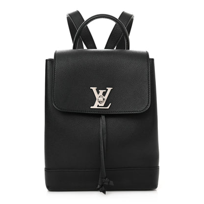 Louis Vuitton Calfskin Lockme Backpack Black 1 of 13