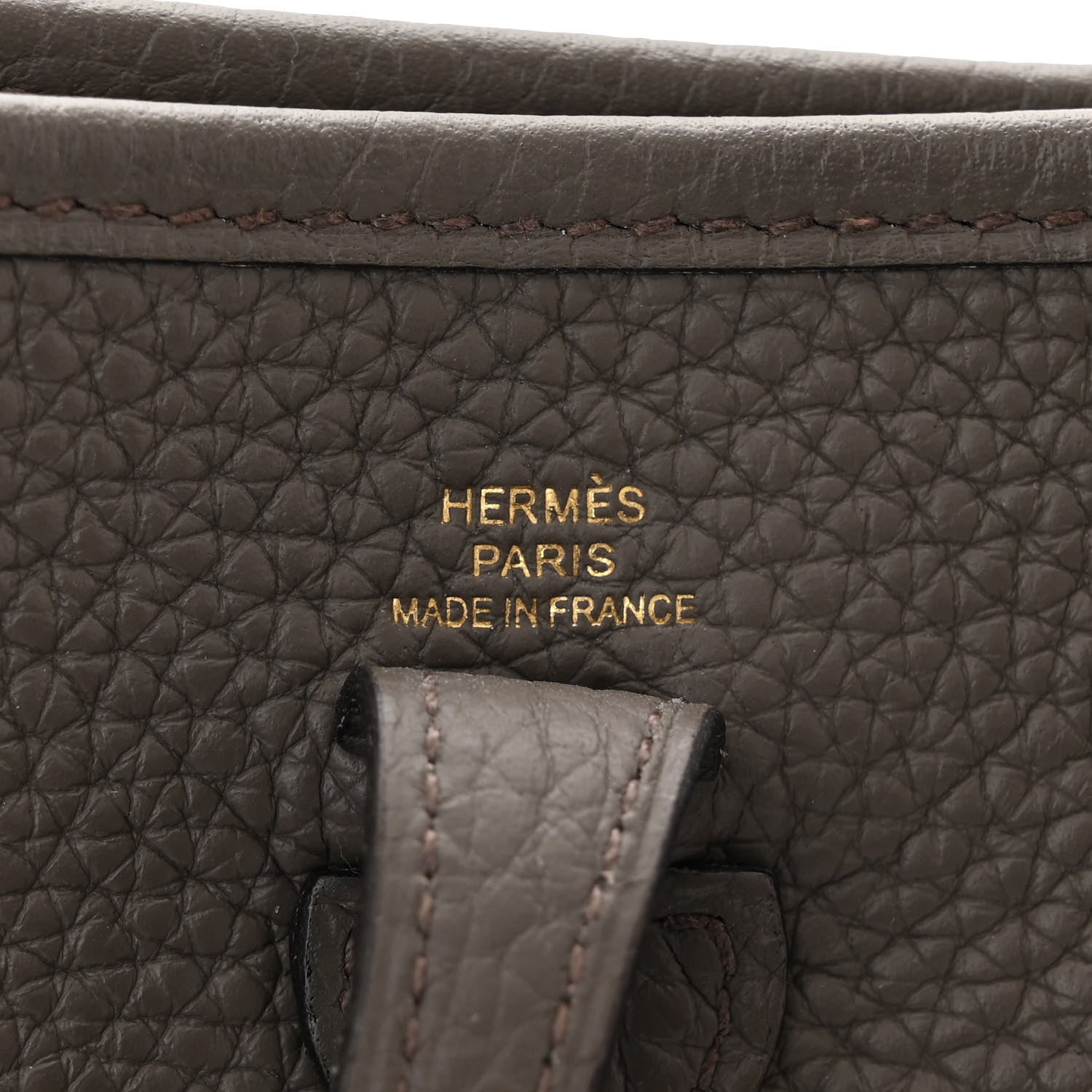 Hermes Taurillon Clemence Evelyne TPM Etain 6 of 11