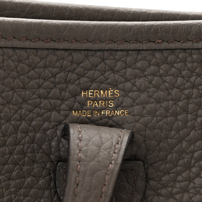 Hermes Taurillon Clemence Evelyne TPM Etain 6 of 11