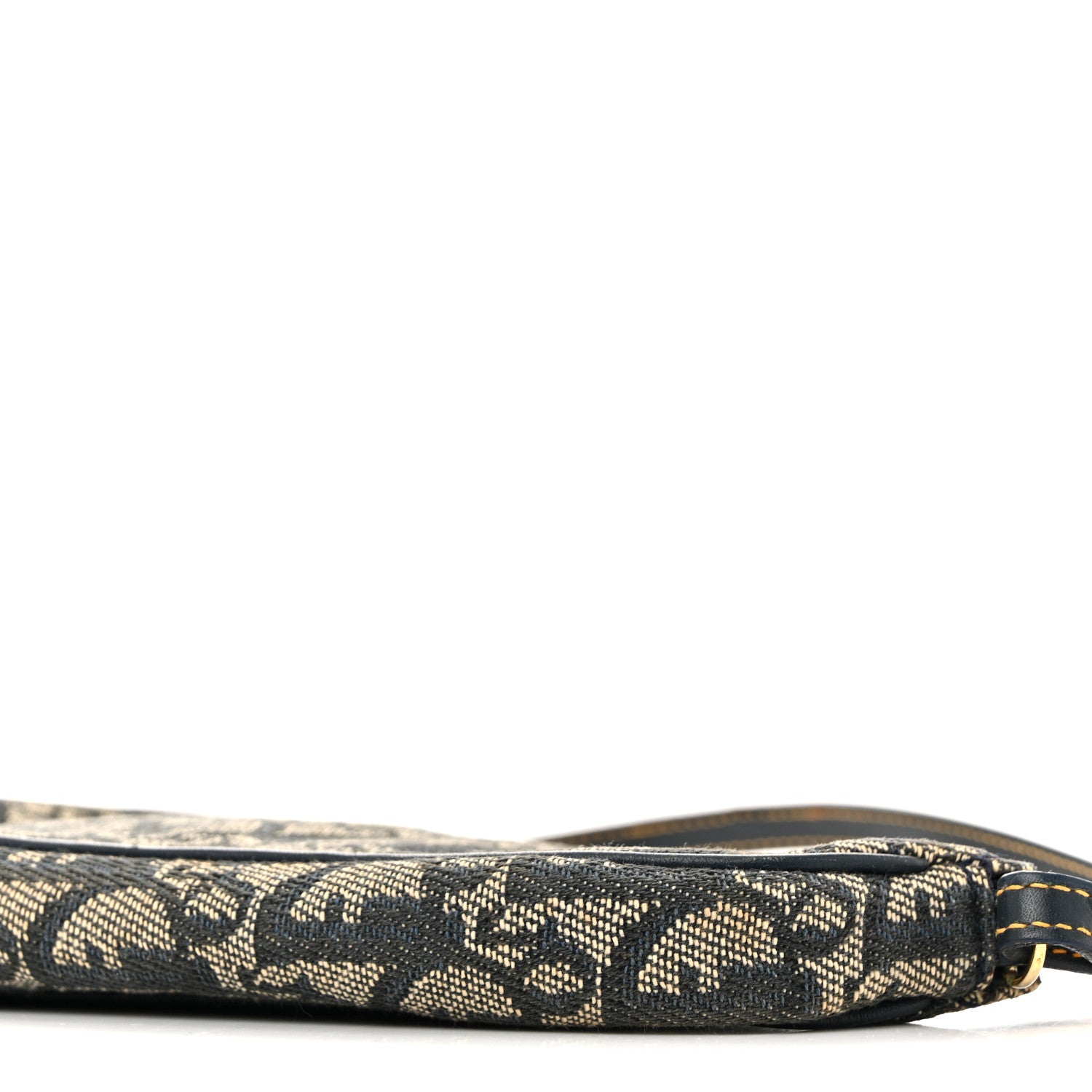 Christian Dior Monogram Mini Saddle Pochette Navy 10 of 13