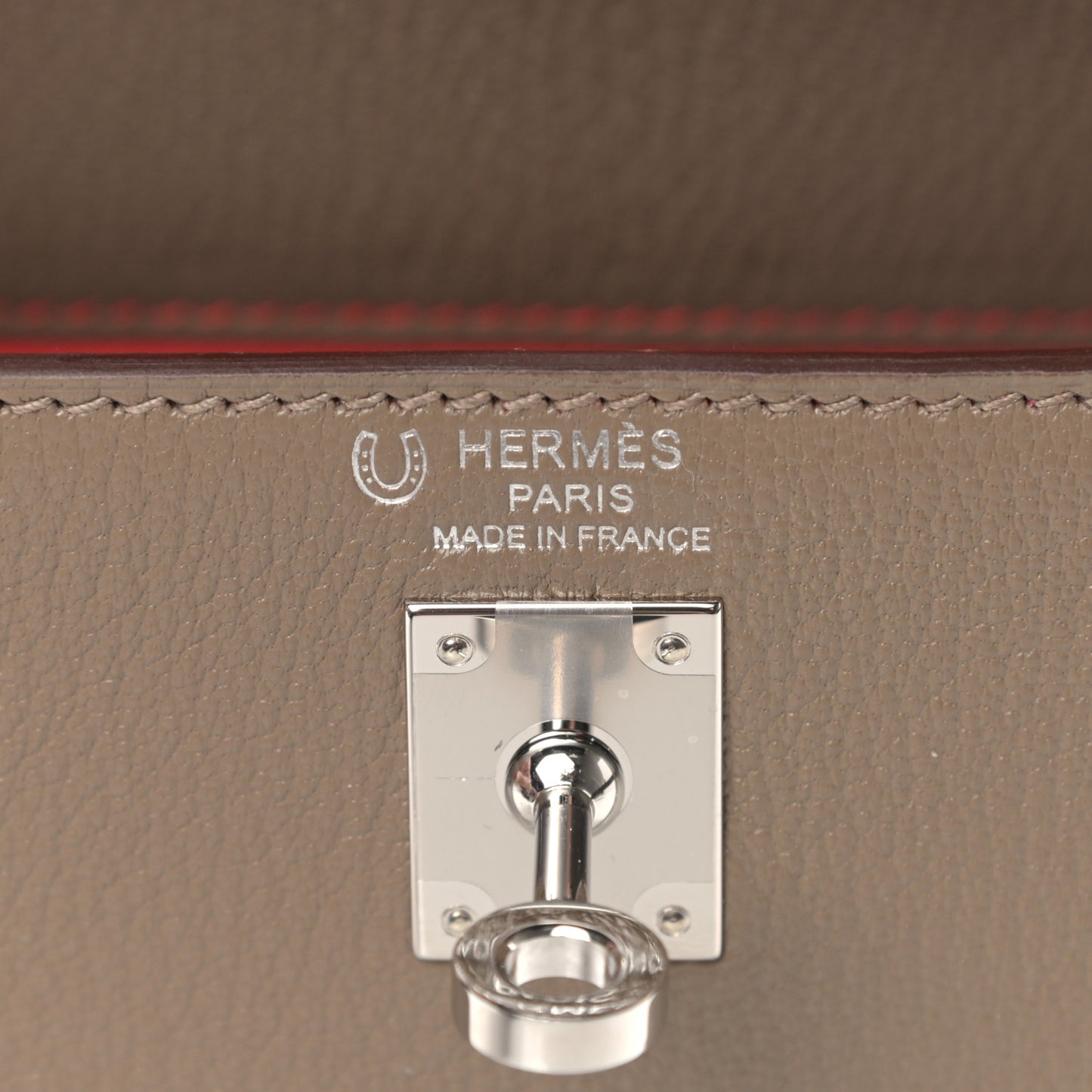 Chevre Mysore Horseshoe Kelly Sellier 25 Etoupe