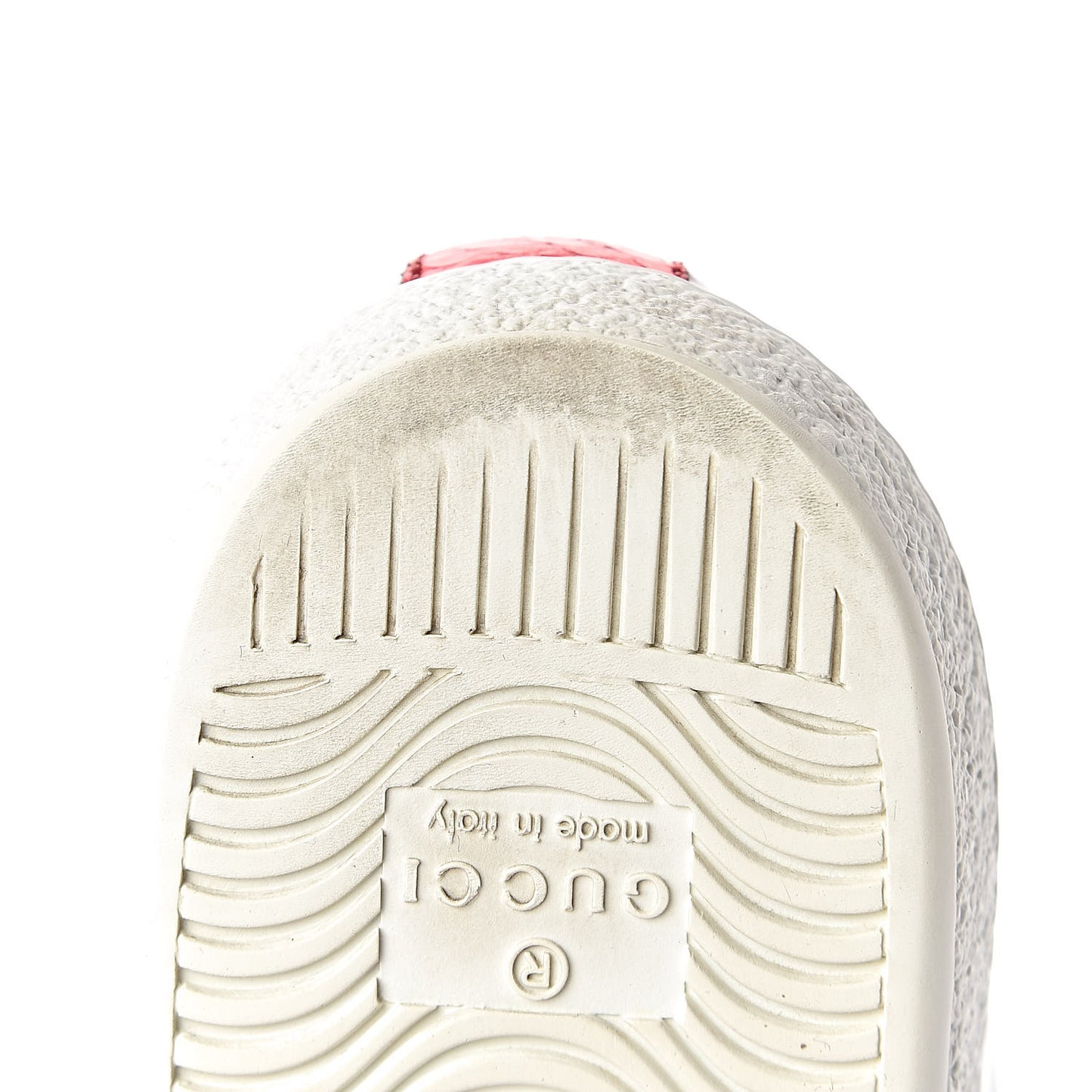 Calfskin Ayers Bee Embroidered Womens Ace Sneakers 36 White Green