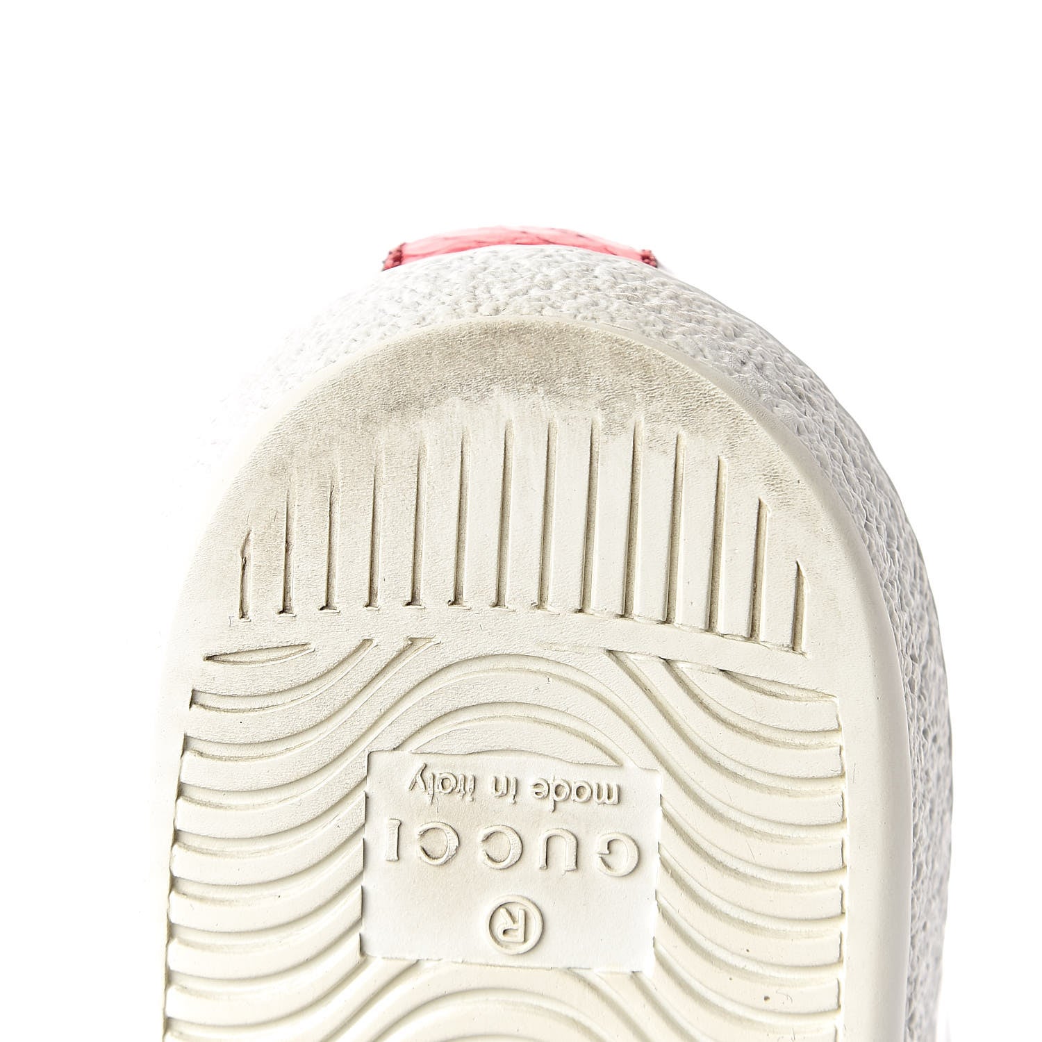 Gucci Calfskin Ayers Bee Embroidered Womens Ace Sneakers 36 White Green 13 of 21