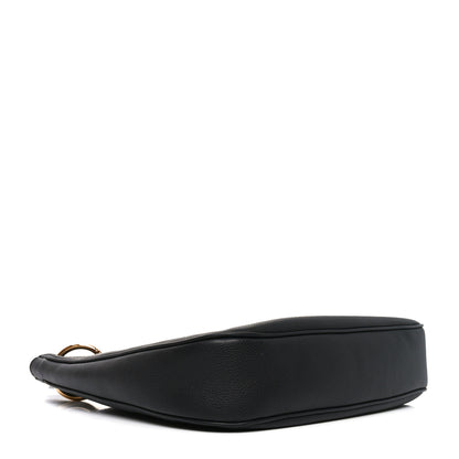 Versace Calfskin La Medusa Medium Hobo Crossbody Black 4 of 9