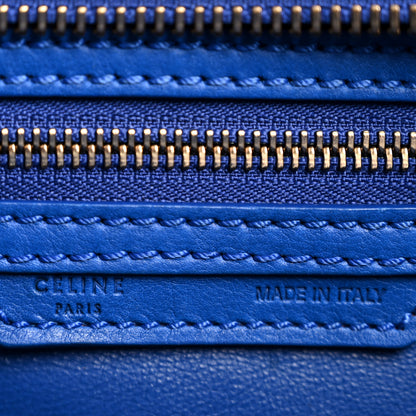 Celine Smooth Calfskin Micro Luggage Royal Blue 6 of 15