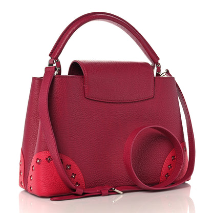 Louis Vuitton Taurillon Flowers Capucines BB Fuchsia 3 of 9