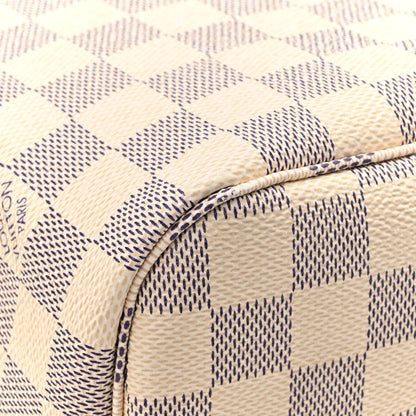 Louis Vuitton Damier Azur Neo Neverfull MM Rose Ballerine 10 of 13