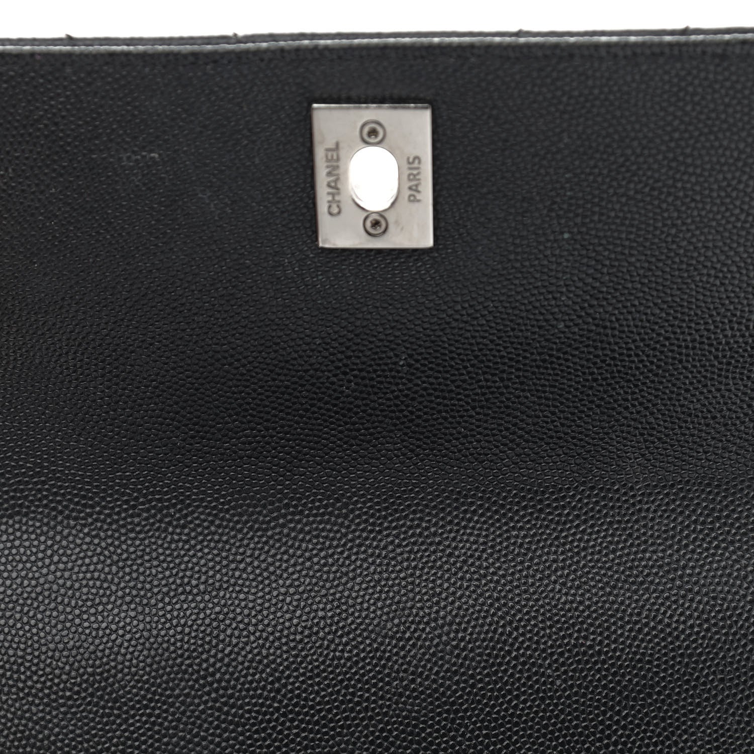 Chanel Caviar Chevron Quilted Mini Coco Handle Flap Black 11 of 12