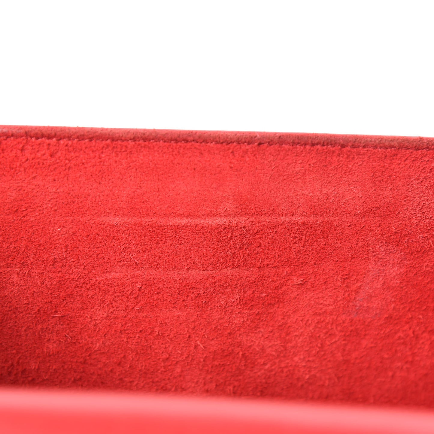 Calfskin Cassandre Clutch Rouge Orient