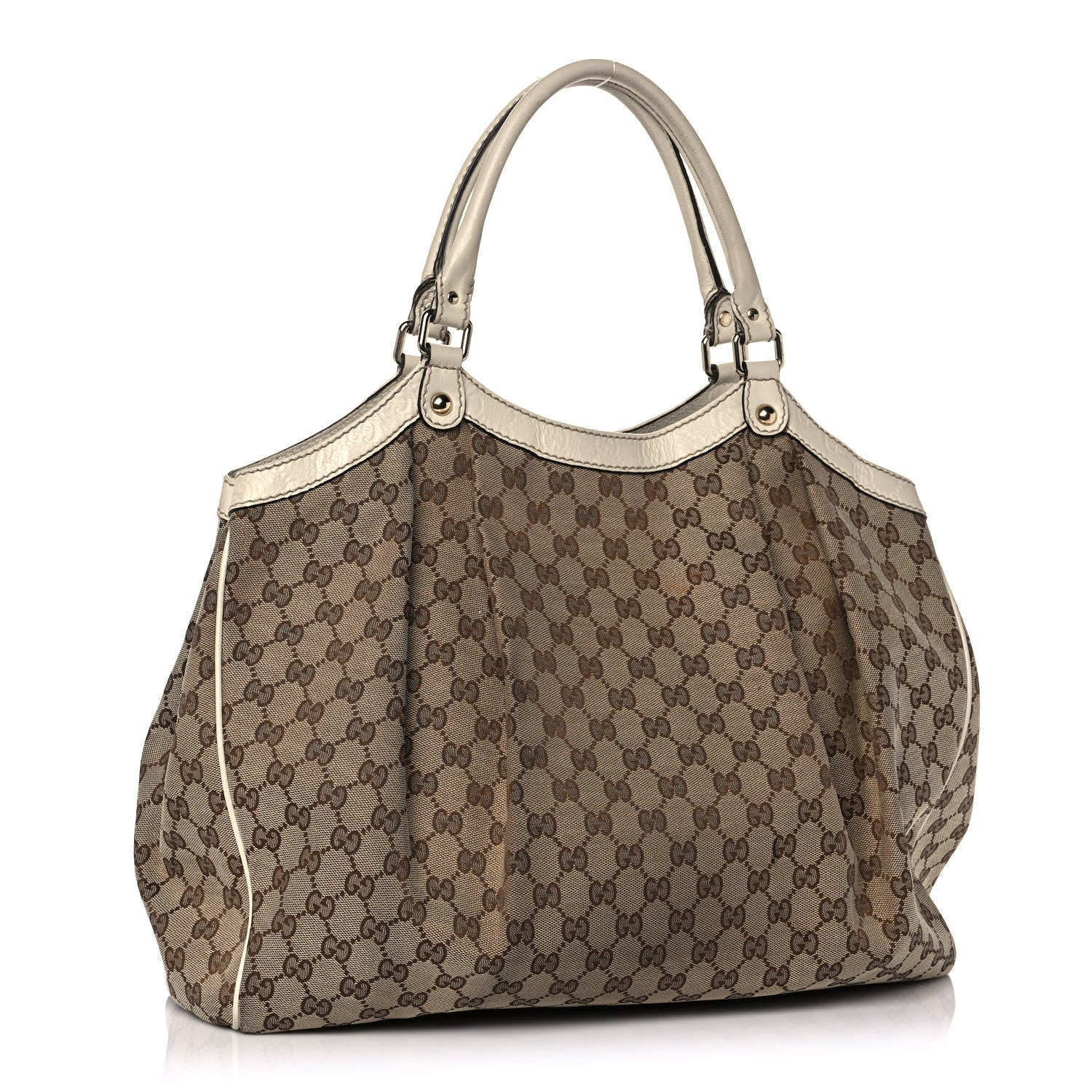 Gucci Monogram Large Sukey Tote Off White 3 of 16