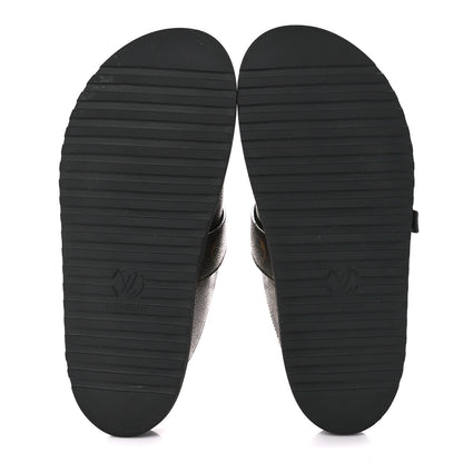 Louis Vuitton Patent Monogram Womens Cosy Flat Comfort Clog Mules 38 Brown 5 of 8