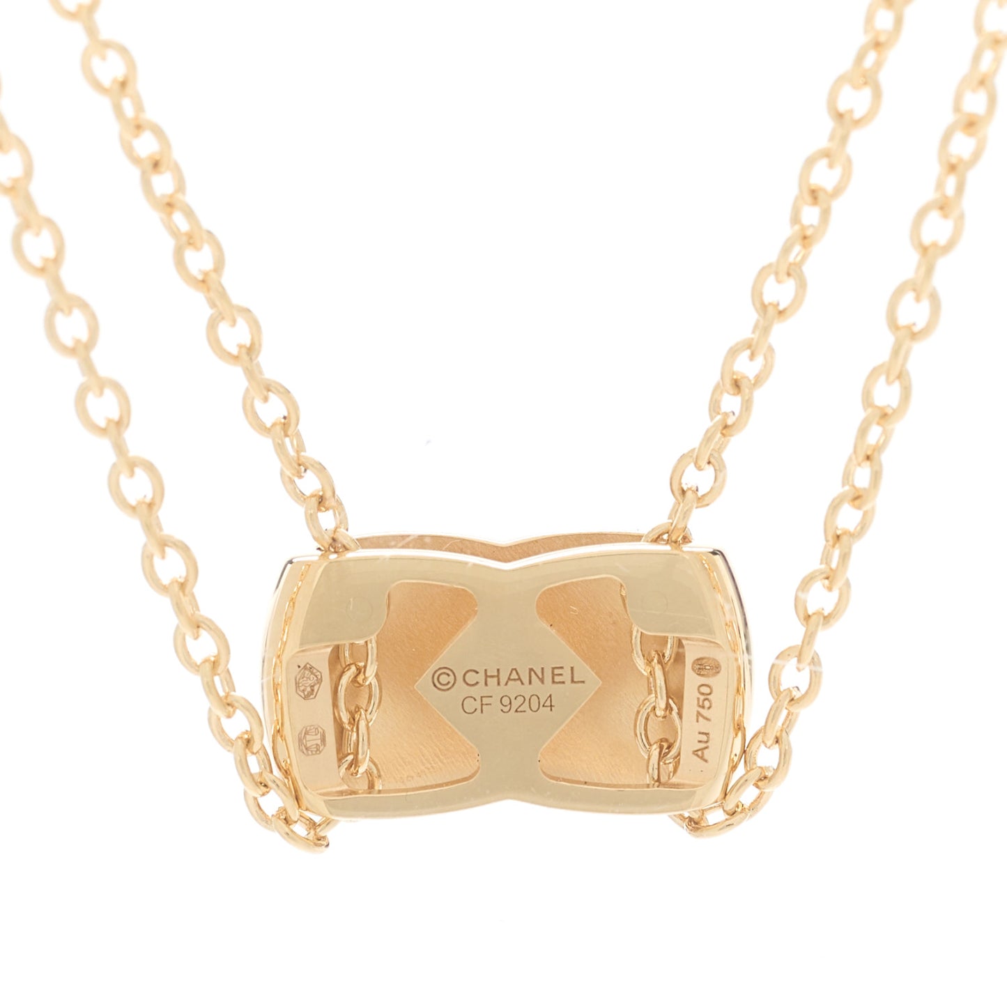 18K Yellow Gold Coco Crush Pendant Necklace