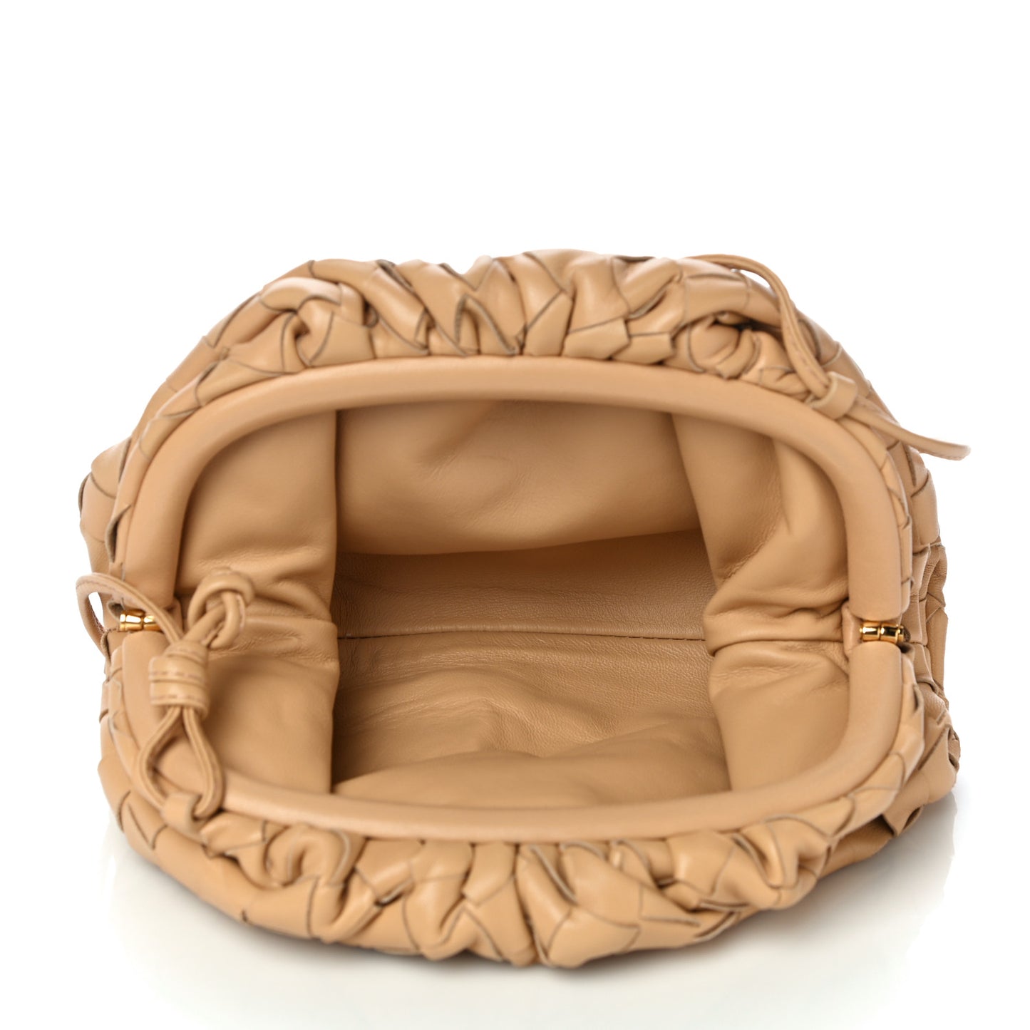 Nappa Intrecciato The Mini Pouch Almond