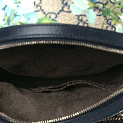 Gucci GG Supreme Monogram Blooms Small Day Backpack Blue 5 of 12