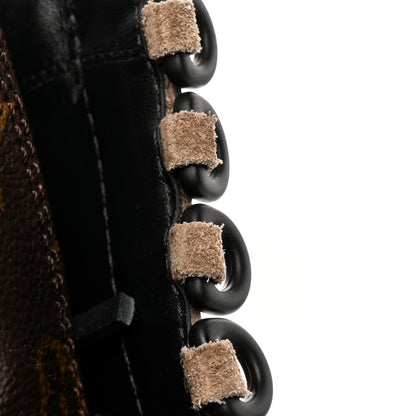 Louis Vuitton Suede Calfskin Monogram Laureate Platform Desert Boots 39.5 Taupe 11 of 16