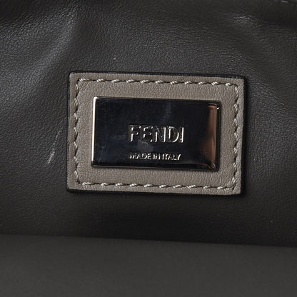 Fendi Vitello Dolce Century Petite 2Jours Tote Tortora Carbone 7 of 9