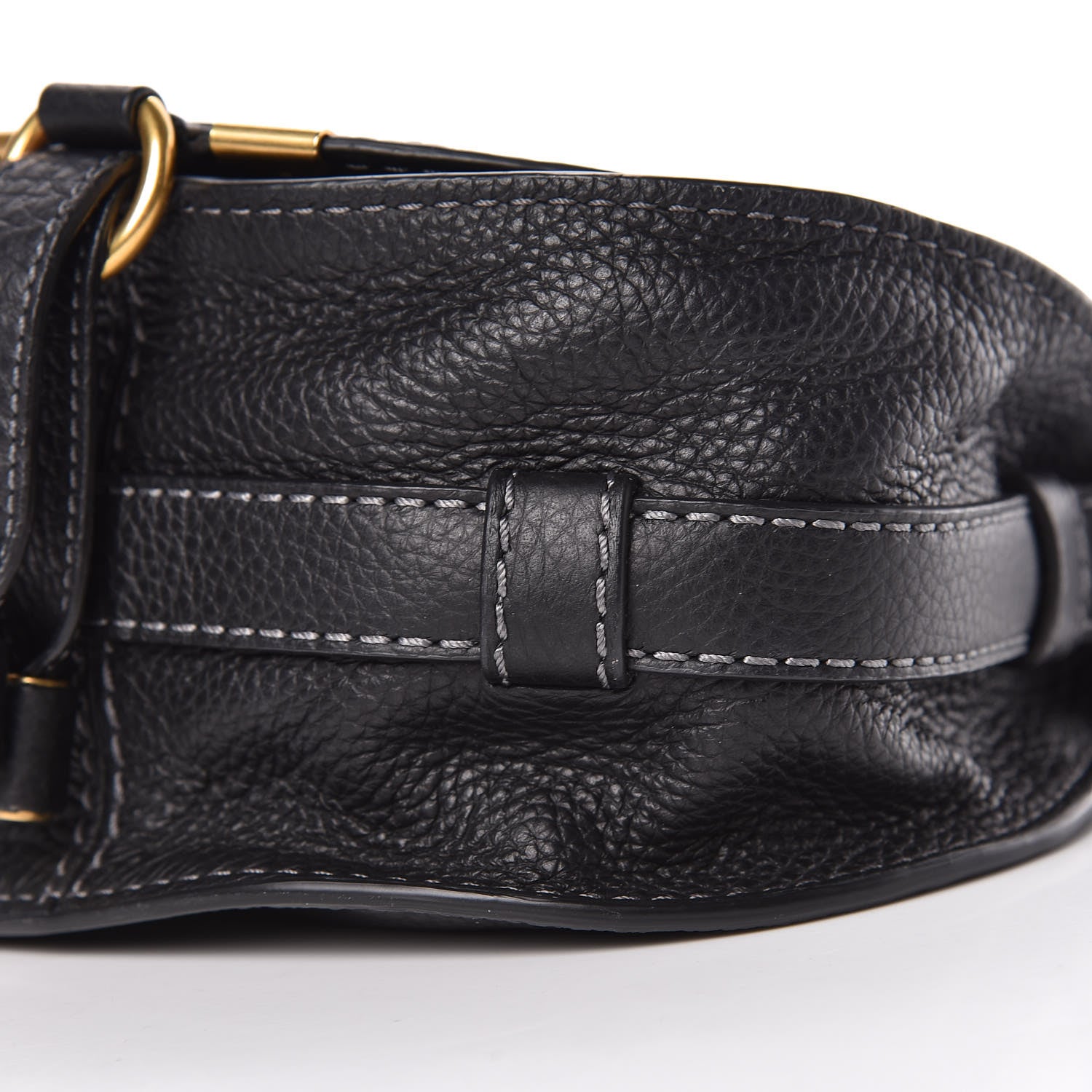 Chloe Calfskin Mini Marcie Round Crossbody Bag Black 10 of 10