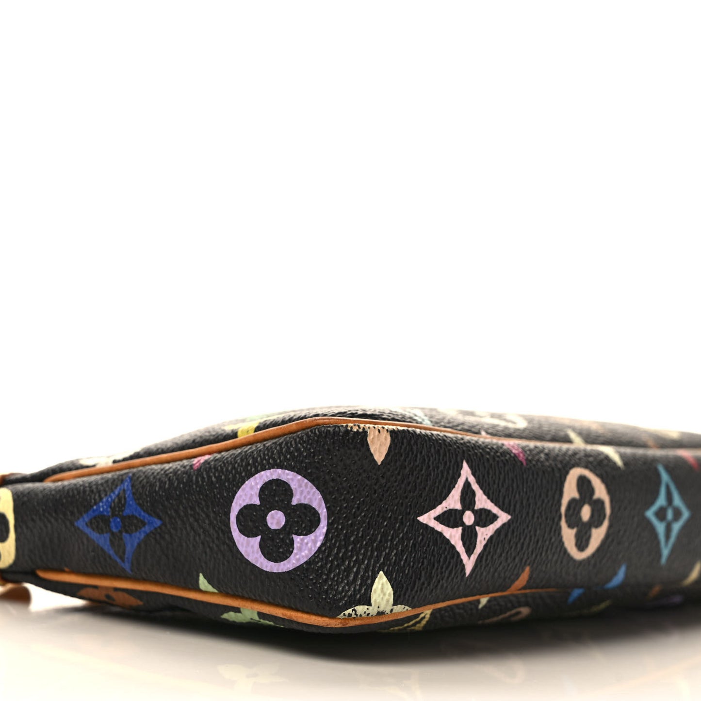 Monogram Multicolor Pochette Accessories Black