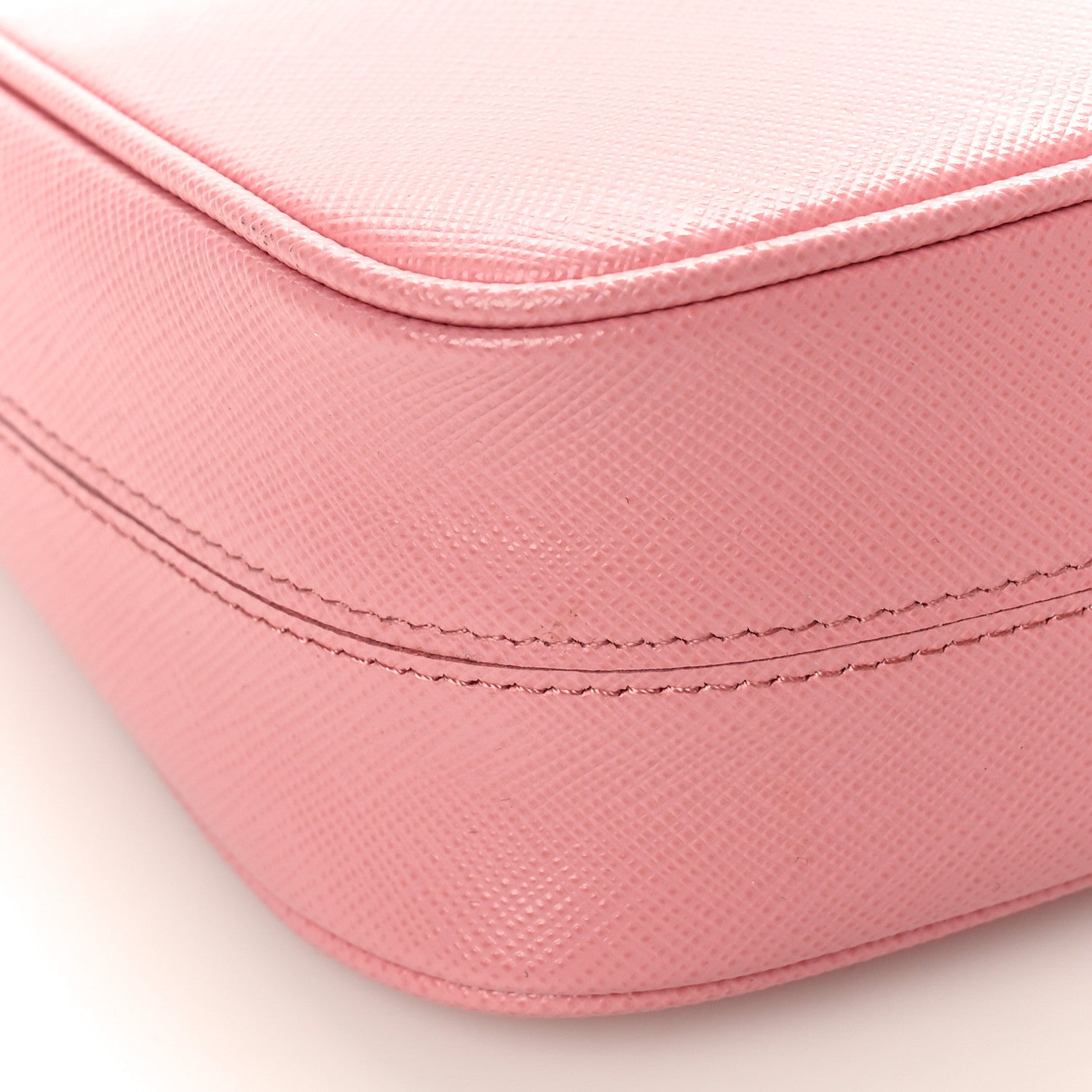 Prada Saffiano Lux Mini Re-Edition Shoulder Bag Petalo 7 of 8