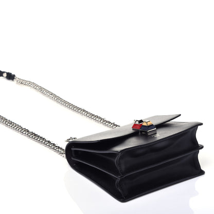 Fendi Vitello Liberty Studded Small Kan I Shoulder Bag Black Multicolor 4 of 9